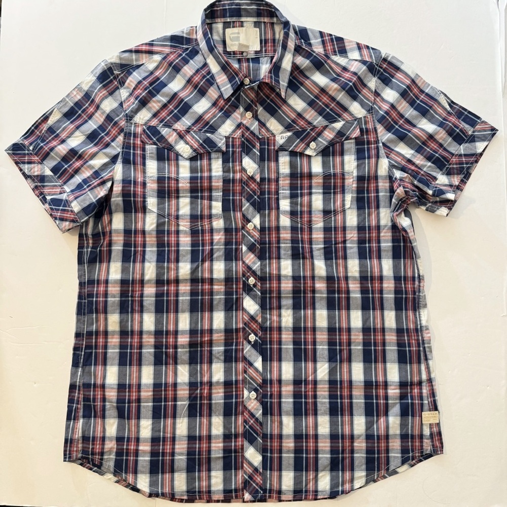 G-Star Raw Plaid Button Down Shirt